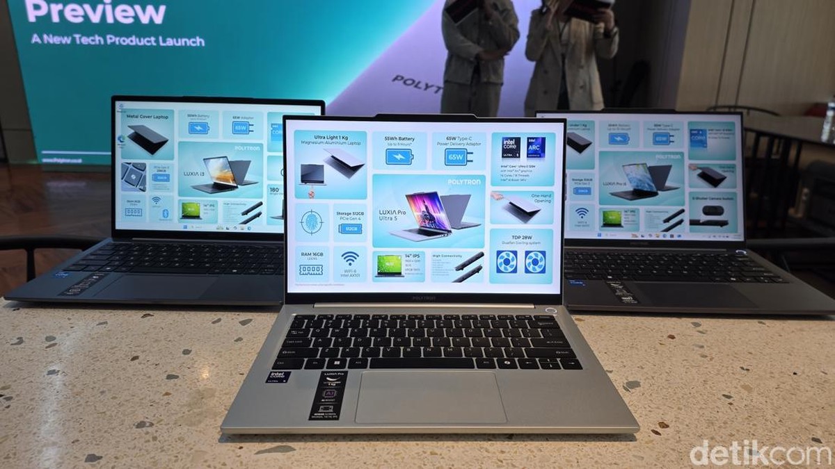 Intip 3 Laptop Polytron Luxia Terbaru, Ada yang i3, i5, bahkan Ultra5!