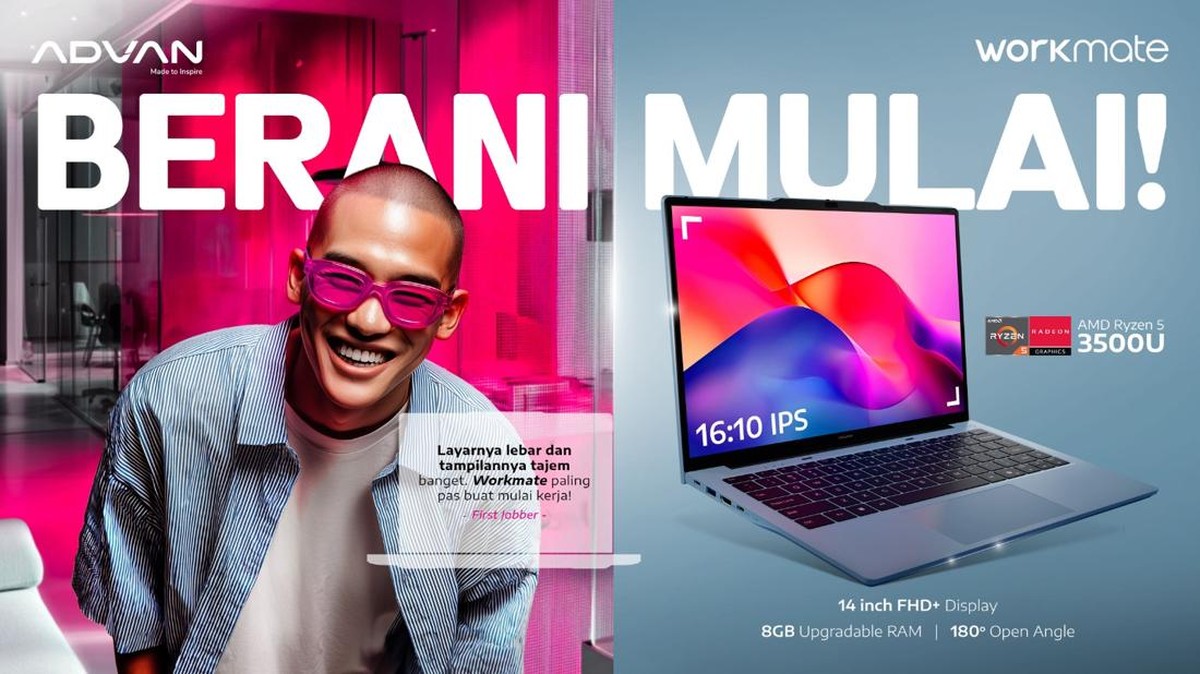 Laptop Baru Advan Harga Terjangkau, Cocok Buat Mahasiswa?