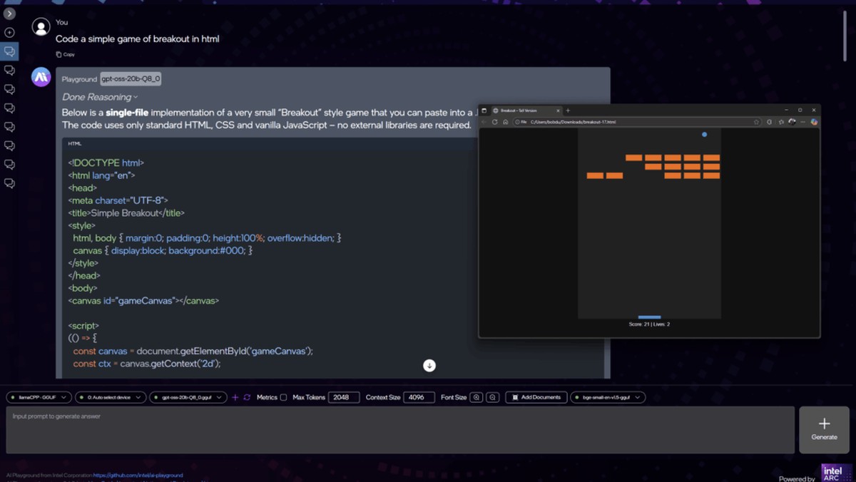Bikin Game Impianmu Jadi Nyata? Coba Deh Intel AI Playground!