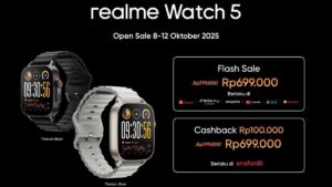 Realme Watch 5 Akhirnya Datang! Harganya Bikin Ngiler?