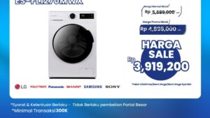 Bikin Cucian Jadi Lebih Mudah, Mesin Cuci Front Load 7KG Harga Spesial!