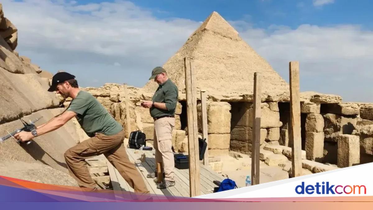 Penemuan Mengejutkan di Piramida Giza, Teknologi Ungkap Fakta Tak Terduga!