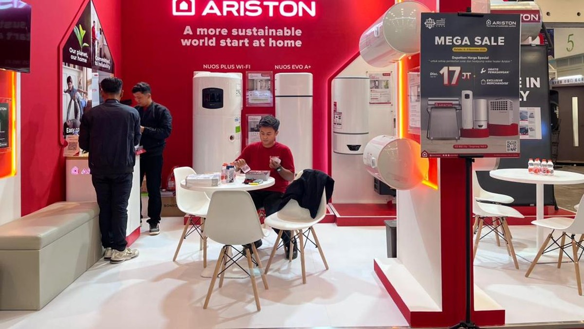 Ariston Unjuk Gigi, Teknologi Heat Pump Ramah Lingkungan di IBT Expo 2025!