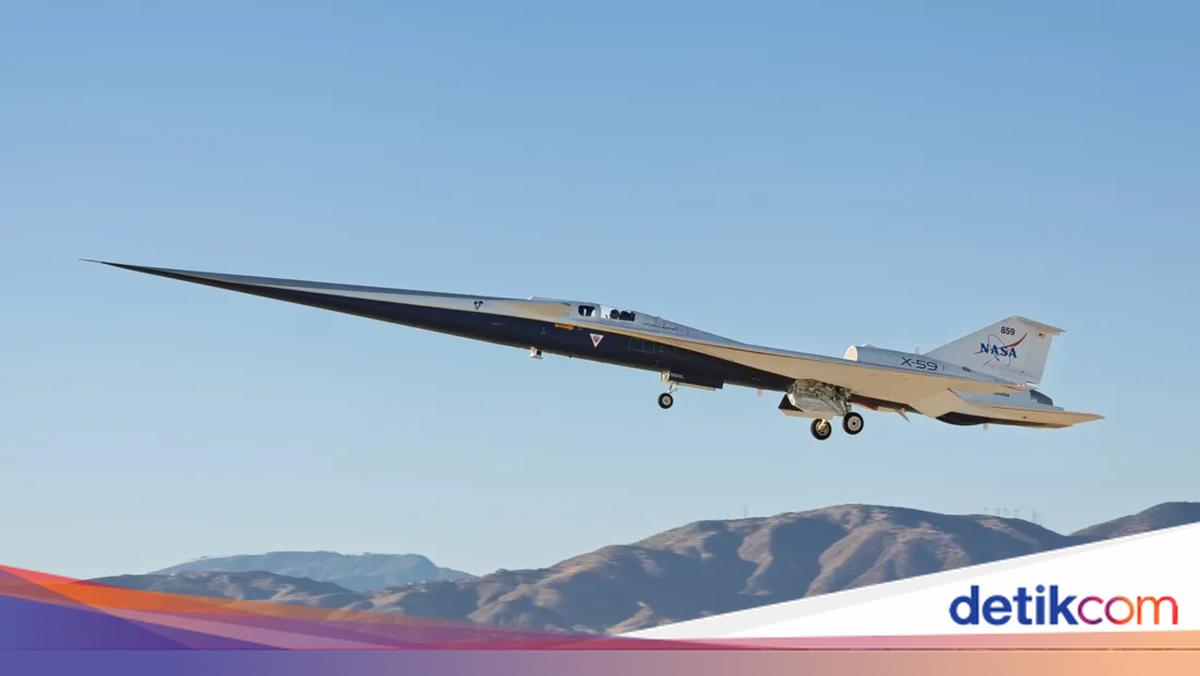 NASA X-59 Terbang, Mimpi Pesawat Supersonik Ramah Lingkungan Jadi Nyata!