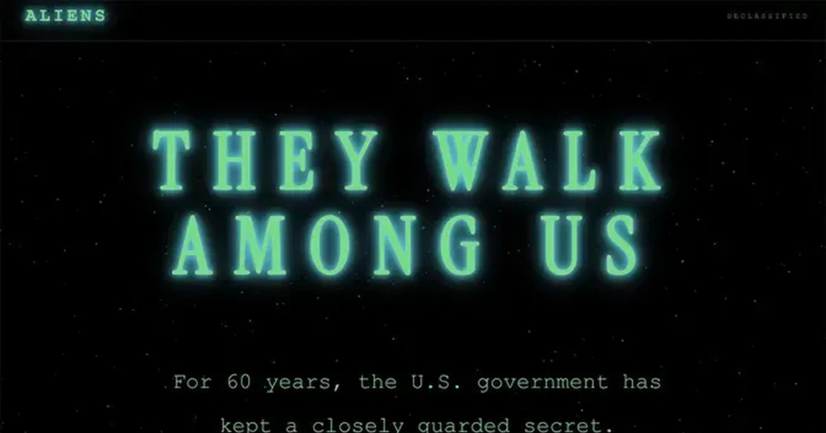Aliens.gov Bikin Geger, Ini Fakta Mengejutkan di Baliknya