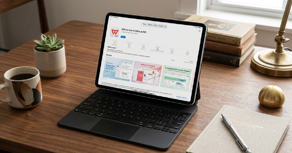 WPS Office Hadir di iPad Sulap Tablet Jadi Laptop Profesional