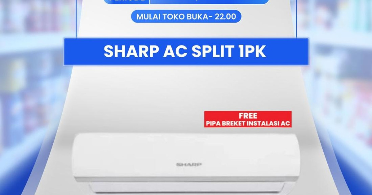 AC Sharp 1 PK Termurah Transmart Full Day Sale Jangan Lewatkan