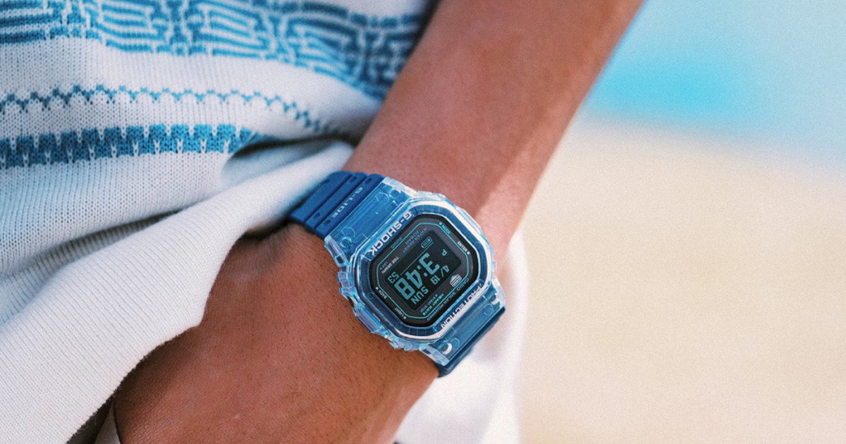 G-Shock GBX-H5600 Meluncur Pantau Detak Jantung dan Selancar