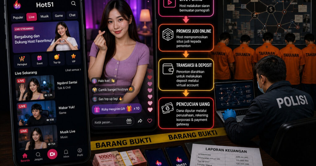 Hot51 Terbongkar Modus Judi dan Porno Digital Waspada Bahayanya