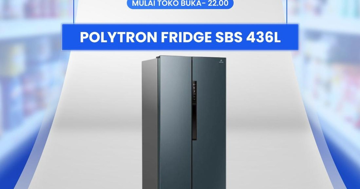 Promo Kulkas Polytron 436L Transmart Diskon Jutaan Rupiah!
