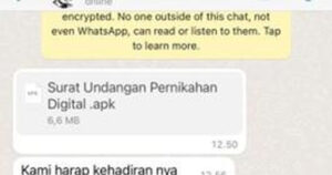 Terlanjur Klik APK Undangan Palsu Waspada Data Anda!
