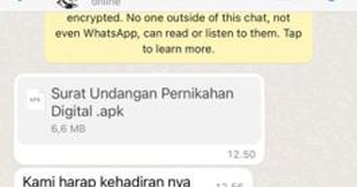 Terlanjur Klik APK Undangan Palsu Waspada Data Anda!