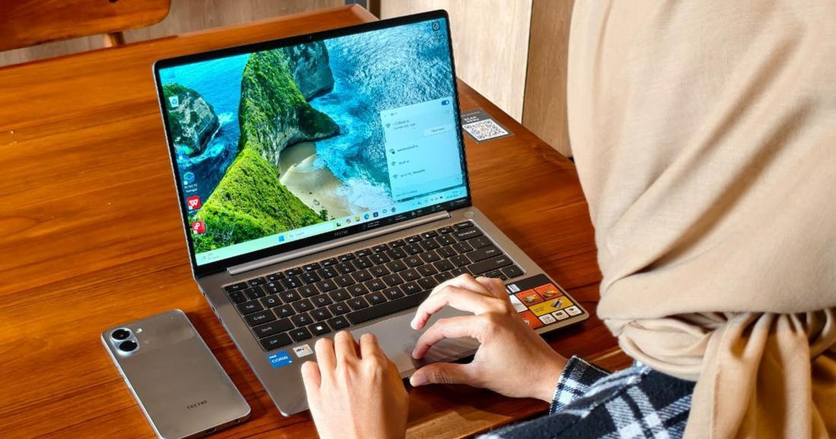 Tecno Megabook T14 Air Laptop Impian Produktivitas Super Ringan