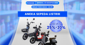 Transmart Full Day Sale Sepeda Listrik Hemat 45% Ini Faktanya