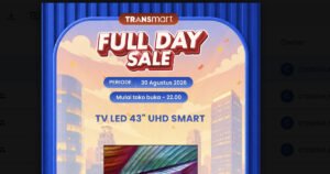 TV 43 UHD Smart Diskon Jutaan Transmart Full Day Sale