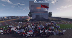 Upacara HUT RI di Roblox Binus Gegerkan Dunia Maya